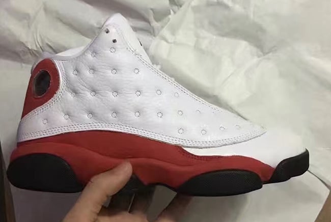 Air Jordan 13 White Red Chicago Retro 2017