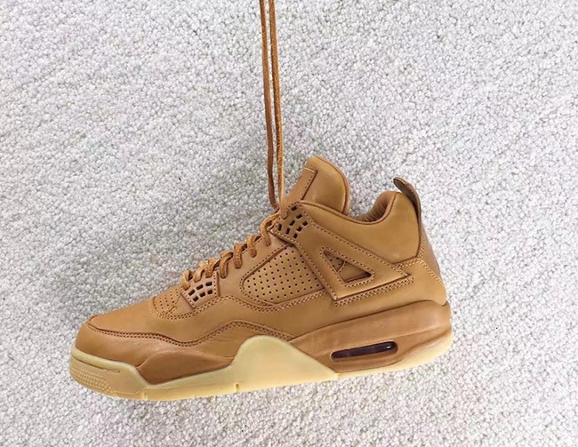 Air Jordan 4 Premium Ginger Gum Wheat