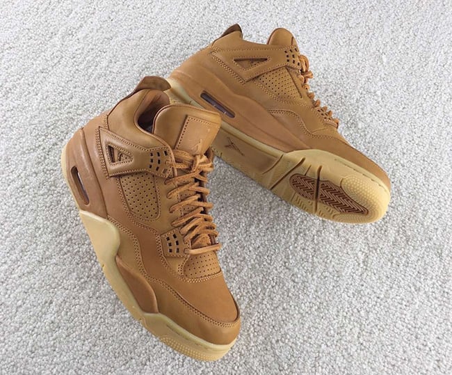 Air Jordan 4 Premium Ginger Gum Wheat