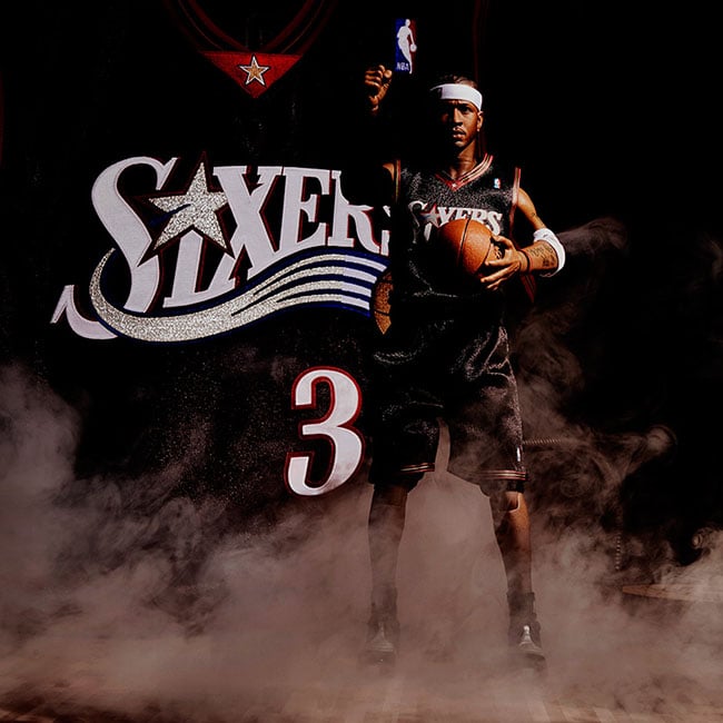 Allen Iverson Enterbay Mitchell Ness Figure