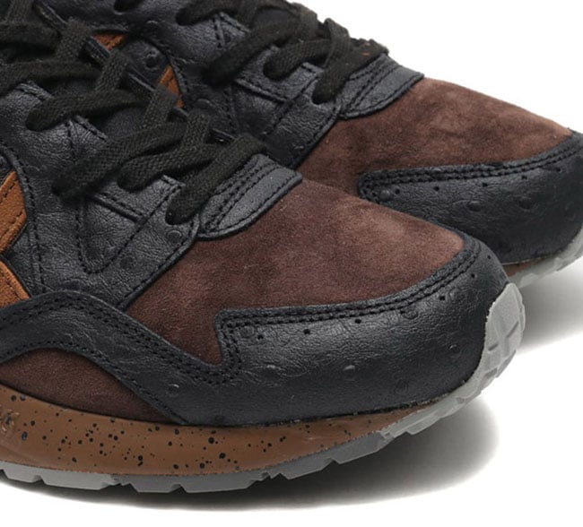 Asics Gel Lyte V Ostrich Black Brown Leather