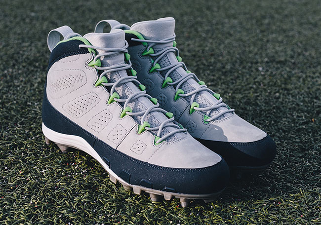 jordan 9 football cleats