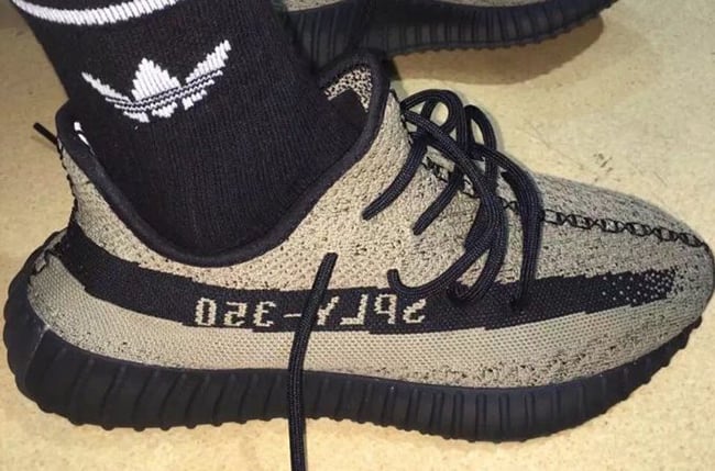 Green Black adidas Yeezy 350 Boost V2