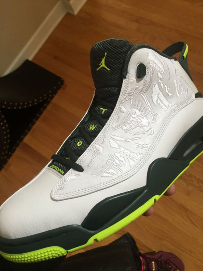 Jordan Dub Zero Volt Black White Grey 2016