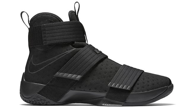 LeBron Soldier 10 Black Space