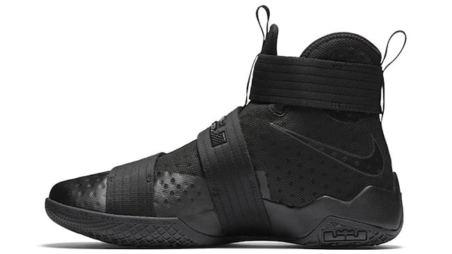 LeBron Soldier 10 Black Space