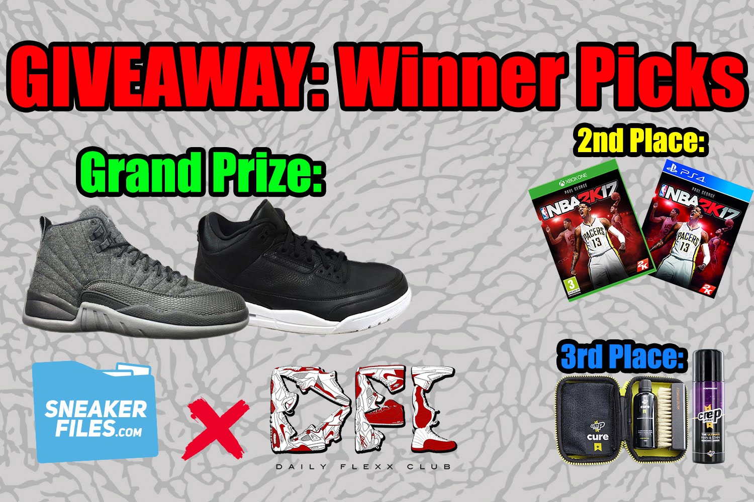 GIVEAWAY: Winner Picks Jordan 12 ‘Wool’ or Jordan 3 ‘Cyber Monday’