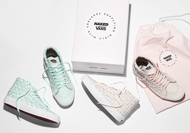 Naked x Vans SK8-Hi ‘Pastel’ Pack