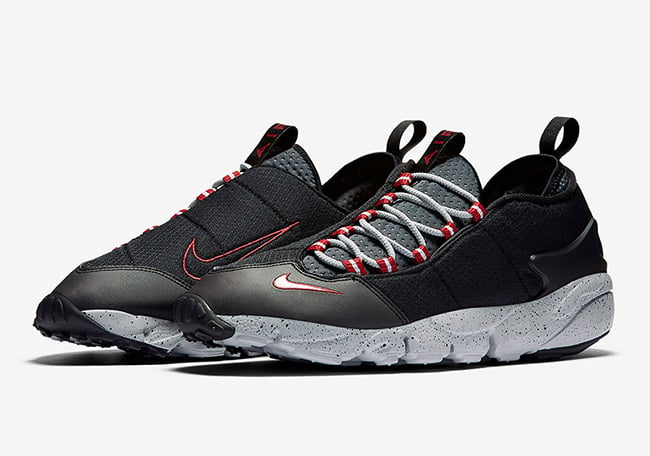 Nike Air Footscape Motion Black Grey Red