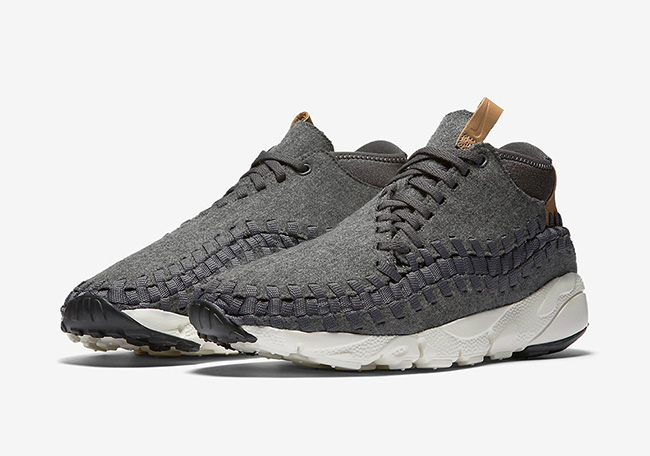 Nike Air Footscape Woven Chukka SE Wool Dark Grey Vachetta Tan