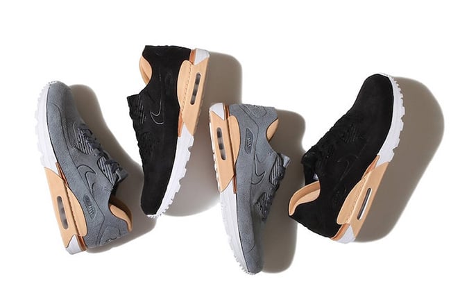 Nike Air Max 90 Royal in ‘Black’ and ‘Cool Grey’