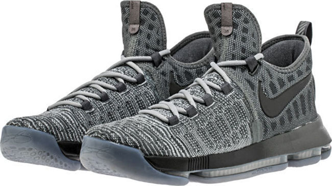 Nike KD 9 Wolf Grey Dark Grey