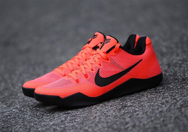 kobe 11 orange and black