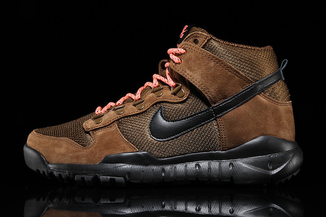 Nike SB Dunk High Boot Military Brown