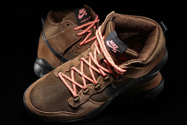 Nike SB Dunk High Boot Military Brown