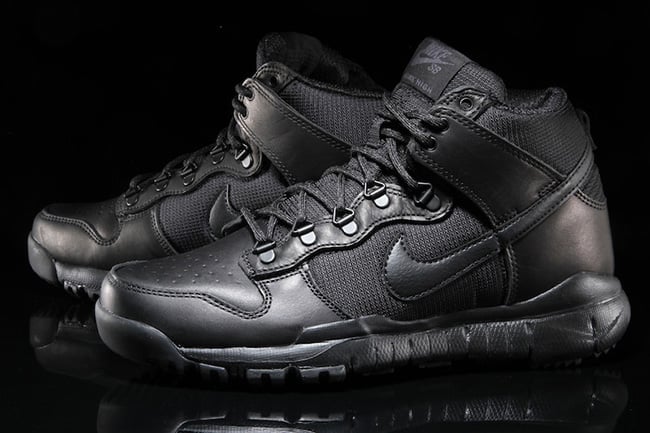 nike sb dunk boot black