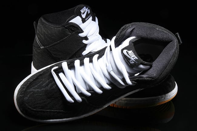 Nike SB Dunk High Skunk Black Laser Orange