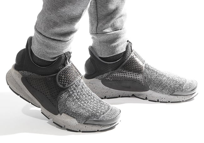 sock dart grey