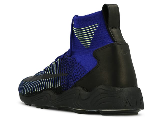 Nike Zoom Mercurial Flyknit Deep Royal Blue Black Volt