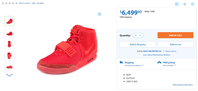 Walmart Red October Nike Yeezy 2