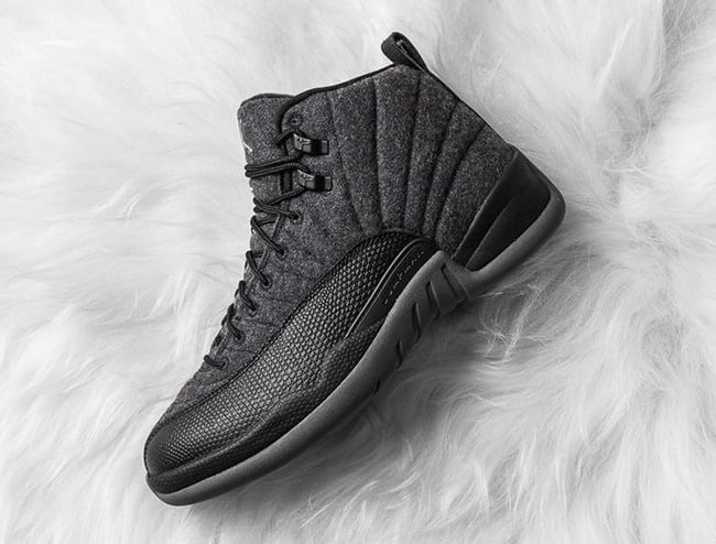 jordan 12 wool grey
