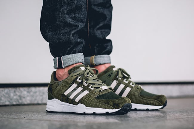 adidas EQT Running Support 93 Croc Pack Olive Cargo