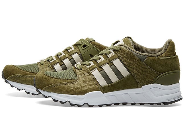 adidas EQT Support 93 Olive Cargo Croc