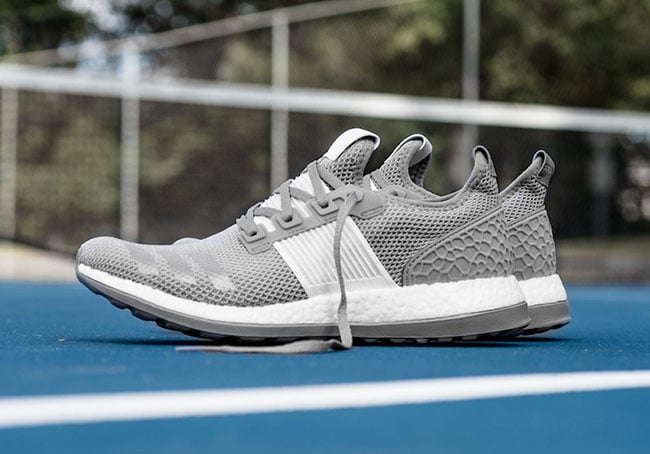 adidas Pure Boost ZG Grey and White
