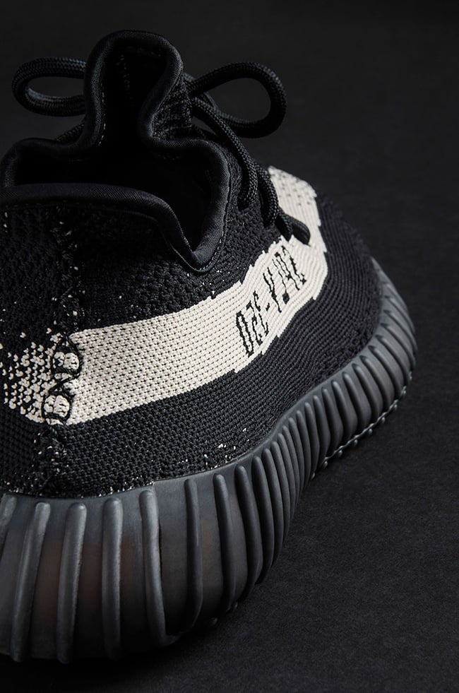 The NEW Adidas YEEZY BOOST 350 v2 Black White add to sneaker