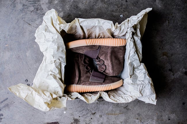 adidas Yeezy Boost 750 Chocolate On Feet