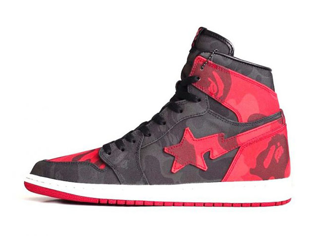 air jordan 1 red camo