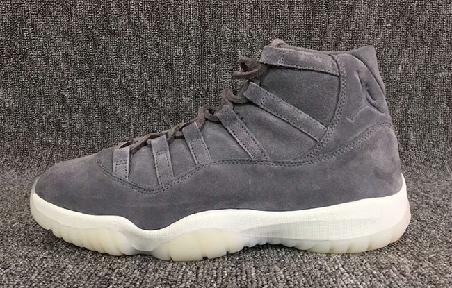 jordan 11 grey suede