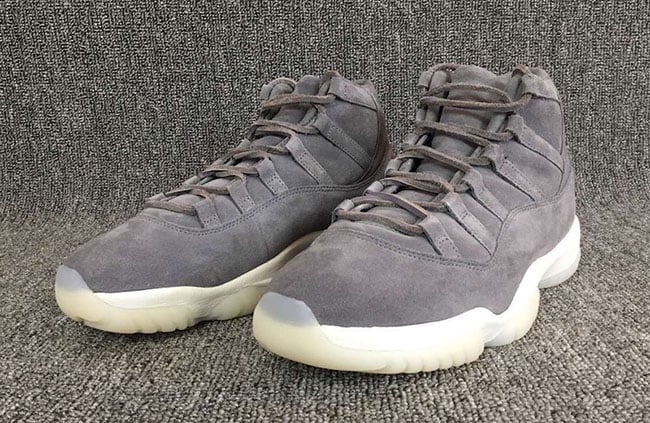 grey suede 11s