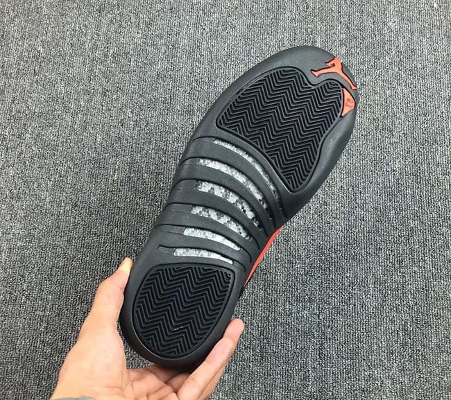 Air Jordan 12 Low Olive Black Red 2017