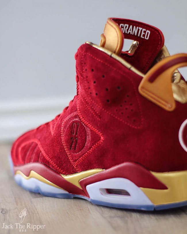 Air Jordan 6 Blood Red Doernbecher Custom