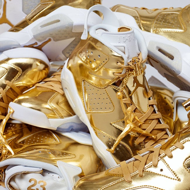 Air Jordan 6 Pinnacle Gold Release