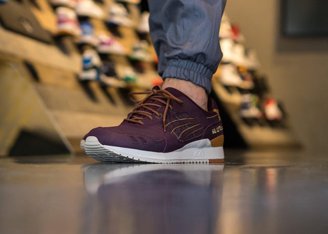 asics gel lyte iii rioja red