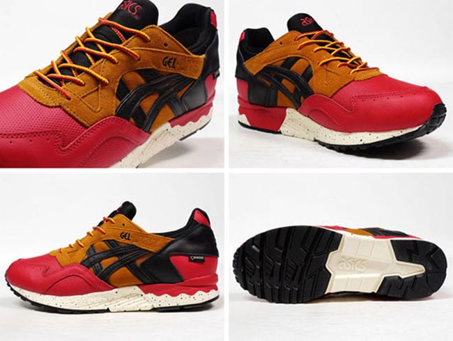 Asics Gel Lyte V Gore-Tex RED Brown Black