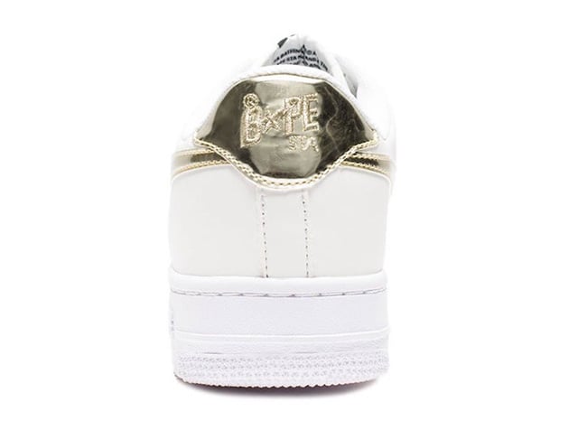 Bathing Ape Bapesta Gold Silver Metallic Foil Pack