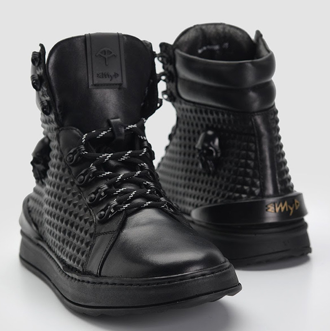 Eat My Dust Apache Black High Top Triple Black