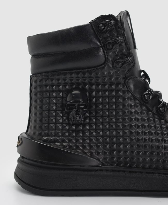 Eat My Dust Apache Black High Top Triple Black
