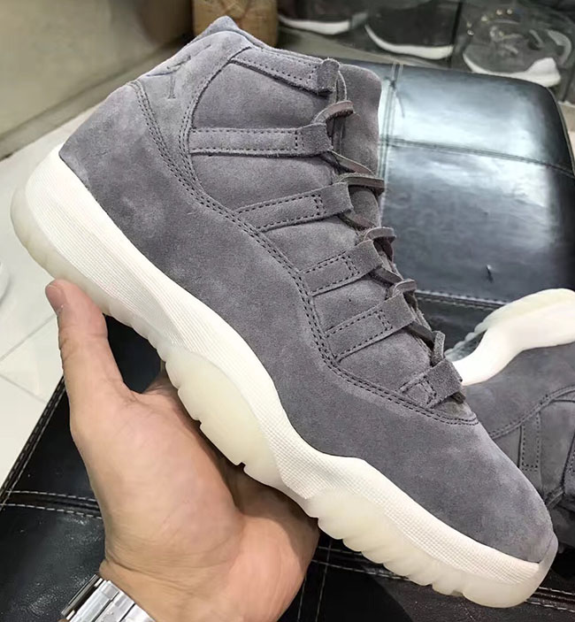 Jordan 11 Cool Grey Suede