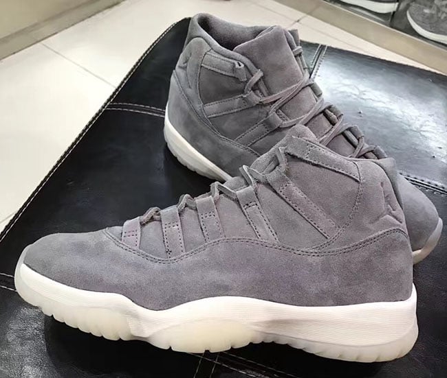 grey suede 11s