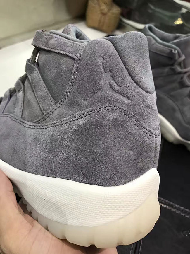 Jordan 11 Cool Grey Suede