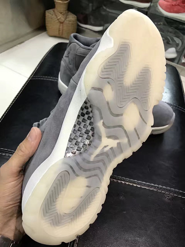 Jordan 11 Cool Grey Suede