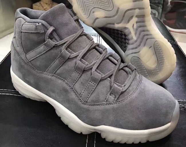 grey suede jordan 11