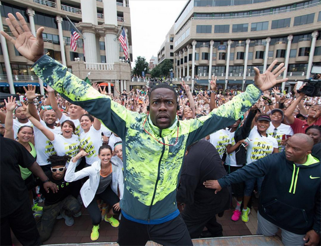 kevin hart nike run club