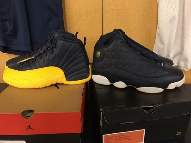 michigan jordan basketball shoes