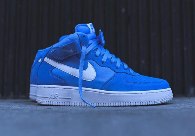 blue mid air force 1