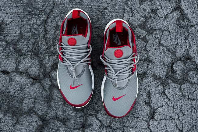 Nike Air Presto Essential Cool Grey Gym Red